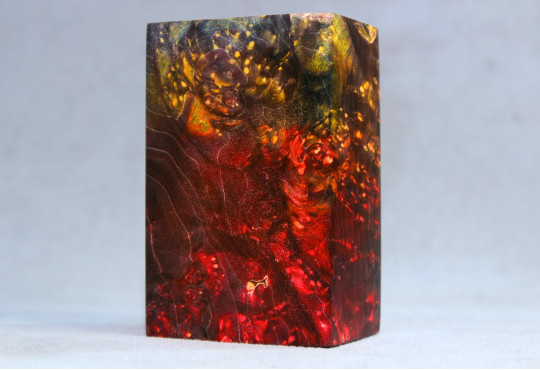 Stabilized Maple Burl Wood Mod Block